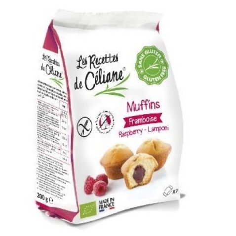 LES RECETTES DE CELIANE MUFFIN AI LAMPONI 200 G