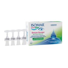 ISOMAR OCCHI PLUS GOCCE OCULARI PER OCCHI SECCHI ALL'ACIDO IALURONICO 0,25% 30 FLACONCINI MONODOSE