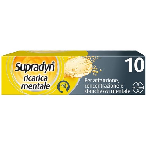 SUPRADYN - RICARICA MENTALE 10 COMPRESSE