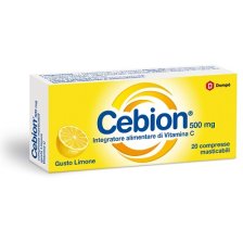 CEBION MASTICABILE LIMONE VITAMINA C 500 MG 20 COMPRESSE