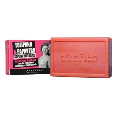 APIARIUM SAPONE BIOLOGICO TULIPANO E PAPAVERO 150 G