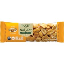 TASTE OF NATURE BARRETTA ALLE ARACHIDI BIO VEGAN AD ALTO CONTENUTO DI FIBRE 40 G