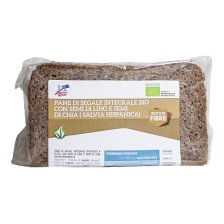 PANE DI SEGALE INTEGRALE CON SEMI DI LINO E SEMI DI CHIA BIO500 G