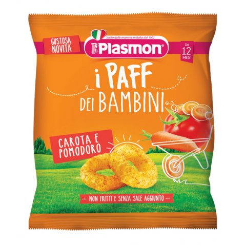 PLASMON DRY SNACK PAFF CAROTA POMODORO 15 G