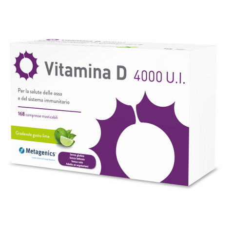 VITAMINA D 4000UI 168 COMPRESSE MASTICABILI