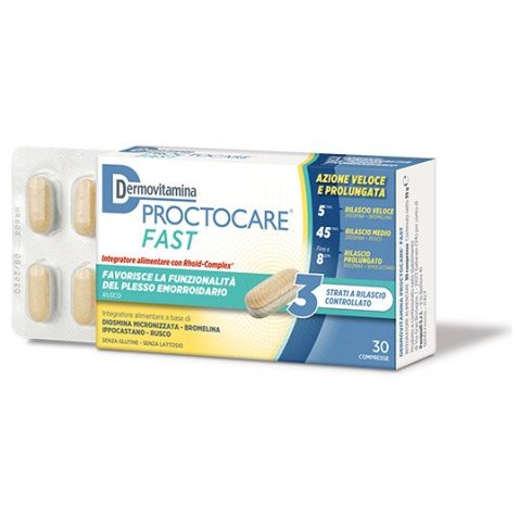  DERMOVITAMINA PROCTOCARE FAST 30 COMPRESSE