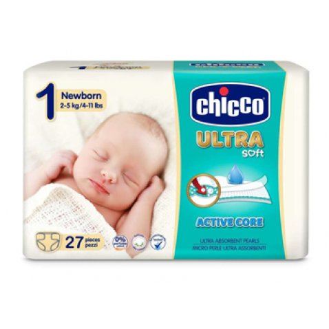 CHICCO PANNOLINO ULTRA CHICCHO NEWBORN 27 X 10