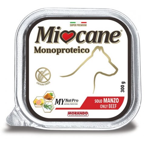 MIOCANE MONOPROTEICO MANZO 300 G