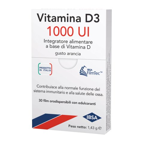 VITAMINA D3 IBSA 1000 UI 30 FILM ORALI