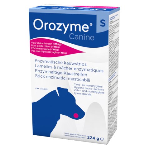 OROZYME CANINE STRISCE ENZIMATICHE MASTICABILI PER CANI DI TAGLIA PICCOLA