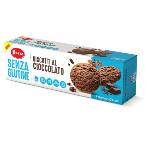  DORIA BISCOTTI CIOCCOLATO 4X37,5 G