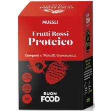 BUON FOOD MUESLI PROTEICO FRUTTI ROSSI 400 G