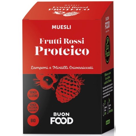 BUON FOOD MUESLI PROTEICO FRUTTI ROSSI 400 G