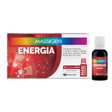 MASSIGEN ENERGIA 10 FLACONI DA 25 ML - Integratore Tonico Energetico