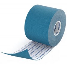 BENDA ADESIVA LEUKOTAPE K PER TAPING FISIOTERAPICO LARGHEZZA5 CM LUNGHEZZA 5 M COLORE BLU IN ROTOLO