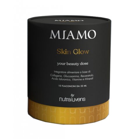 MIAMO BY NUTRAIUVENS SKIN GLOW 10 FLACONCINI 22 ML - Integratore alimentare per una pelle più giovane e luminosa