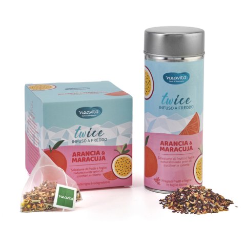 INFUSO TWICE ARANCIA E MARACUJA SFUSO 90 G