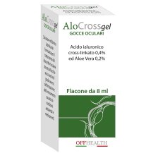 SOLUZIONE OFTALMICA LUBRIFICANTE ALOCROSS ACIDO IALURONICO SALE SODICO CROSS LINKATO 0,20% ED ALOE VERA 1 FLACONE 8 ML