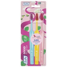 TEPE GOOD REGULAR 3 PACK TOOTHBRUSH EDIZIONE LIMITATA PINK RIBBON