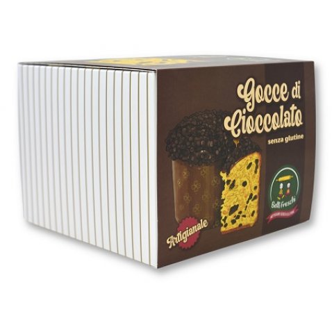 BELLI FRESCHI - FACCIAMO FESTA PANETTONE CON GOCCE DI CIOCCOLATO 600G