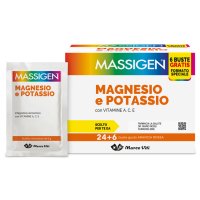 MASSIGEN - MAGNESIO e POTASSIO 24 BUSTINE + 6 BUSTINE