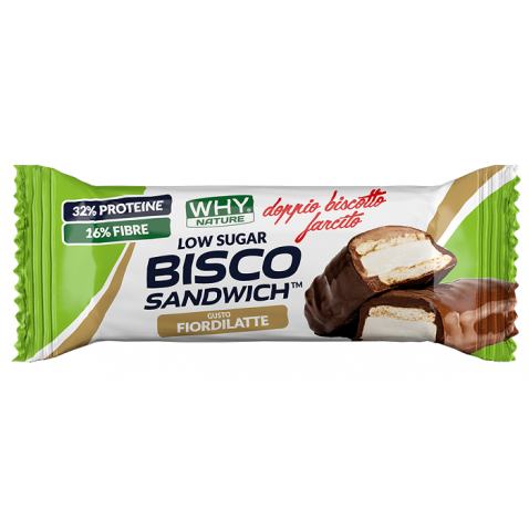 WHYNATURE BISCO SANDWICH FIORDILATTE 45 G