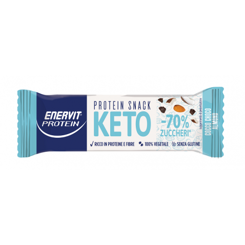  ENERVIT PROTEIN KETO SNACK COCCO CHOCO ALMOND 35 G