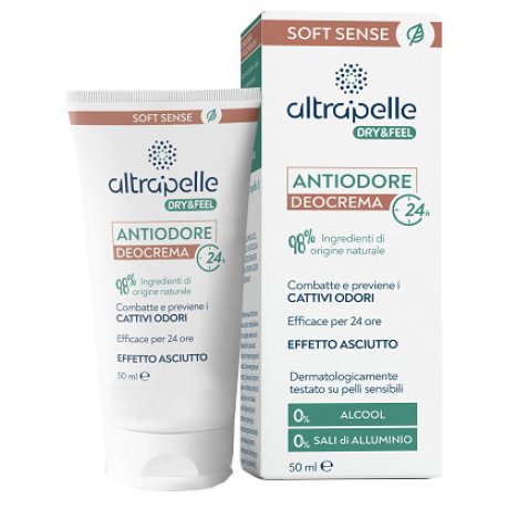 ALTRAPELLE DRY & FEEL DEOCREMA ANTIODORE 24H 50 ML