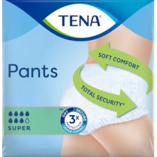 PANNOLONE PULL UP TENA PANTS SUPER TAGLIA MEDIUM 10 PEZZI