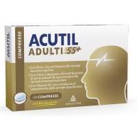  ACUTIL ADULTI 55+ 24 COMPRESSE IT- l'integratore alimentare che aiuta a mantenere la mente giovane e attiva