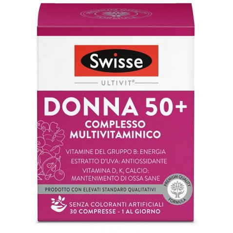 SWISSE MULTIVITAMINICO DONNA 50+ 30 COMPRESSE