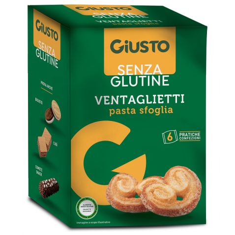 GIUSTO SENZA GLUTINE VENTAGLIETTI 6X25 G