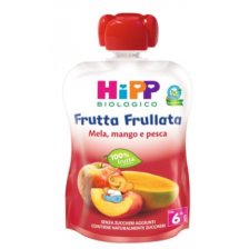HIPP BIO FRUTTA FRULLATA MELA/MANGO/PESCA 90 G