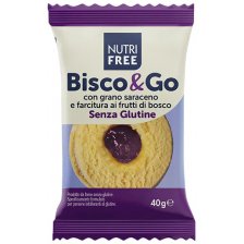 NUTRIFREE BISCO&GO CON GRANO SARACENO E FARCITURA AI FRUTTIDI BOSCO 40 G
