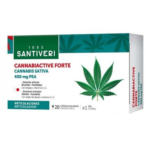 SANTIVERI | CANNABIACTIVE FORTE PEA 400 MG 20 CAPSULE MOLLI