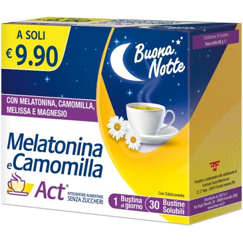 MELATONINA ACT+CAMOMILLA 30BUS