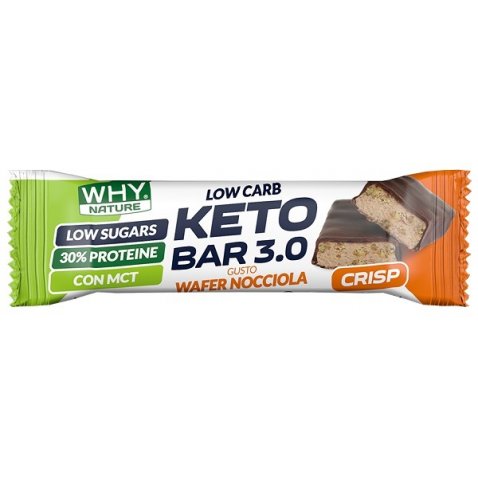 WHYNATURE KETO 3,0 WAFER NOCCIOLA CRISP 30 G