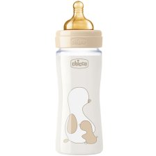 CHICCO BIBERON ORIGINAL 240ML VETRO 1 FORO 1 FORO UNISEX CONTETTARELLA IN CAUCCIU'
