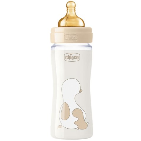 CHICCO BIBERON ORIGINAL 240ML VETRO 1 FORO 1 FORO UNISEX CONTETTARELLA IN CAUCCIU'