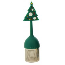 NEAVITA - FILTRO ACCIAIO SILICONE VERDE ALBERO NATALE