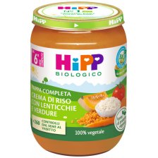 HIPP CREMA DI RISO LENTICCHIE VERDURE 190 G
