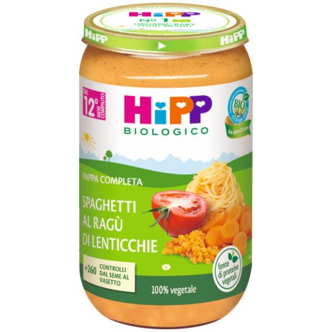 HIPP SPAGHETTI RAGU' DI LENTICCHIE 250 G