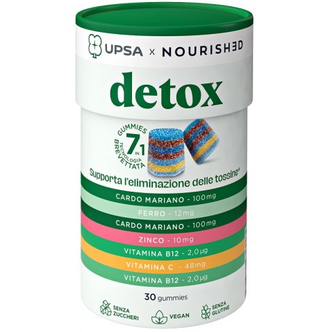 UPSA X NOURISHED - DETOX 30 GUM