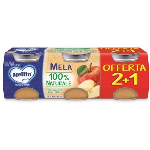 Mellin Omogeneizzato Mela 100 G 6 Pezzi