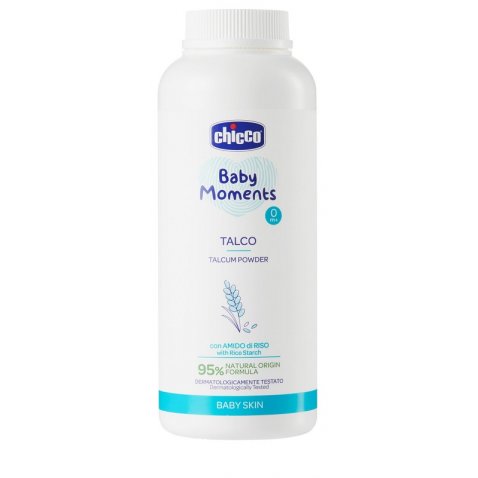 CHICCO BABY MOMENTS TALCO IN POLVERE CON AMIDO DI RISO 150 G