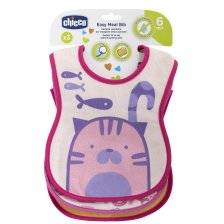CHICCO BAVAGLINO PAPPA 6M 3 PEZZI GIRL