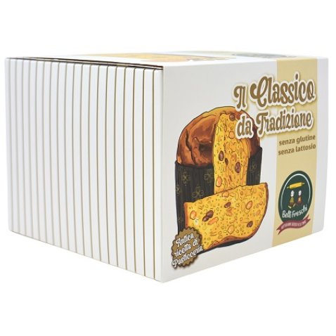 BELLI FRESCHI - PANETTONE CLASSICO CON UVETTA E CANDITI SENZA GLUTINE 700G