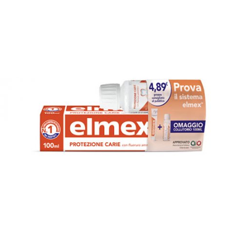 ELMEX CARIE SPECIAL PACK 1 DENTIFRICIO ELMEX CARIE 100 ML +1 COLLUTORIO ELMEX CARIE 100 ML IN OMAGGIO