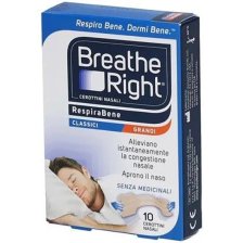 CEROTTI NASALI BREATH RIGHT CLASSICI GRANDI 10 PEZZI