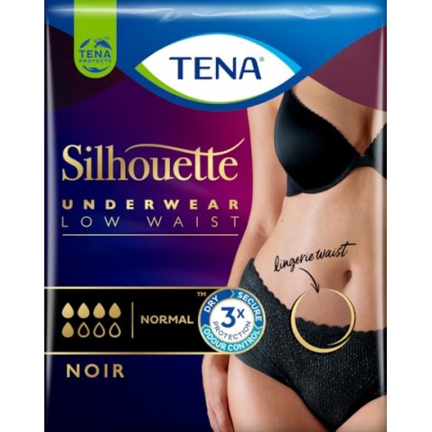 TENA SILHOUETTE NOIR L 9 PEZZI